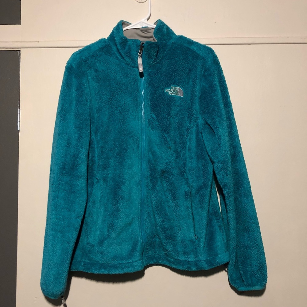 North face fuzzy jacket